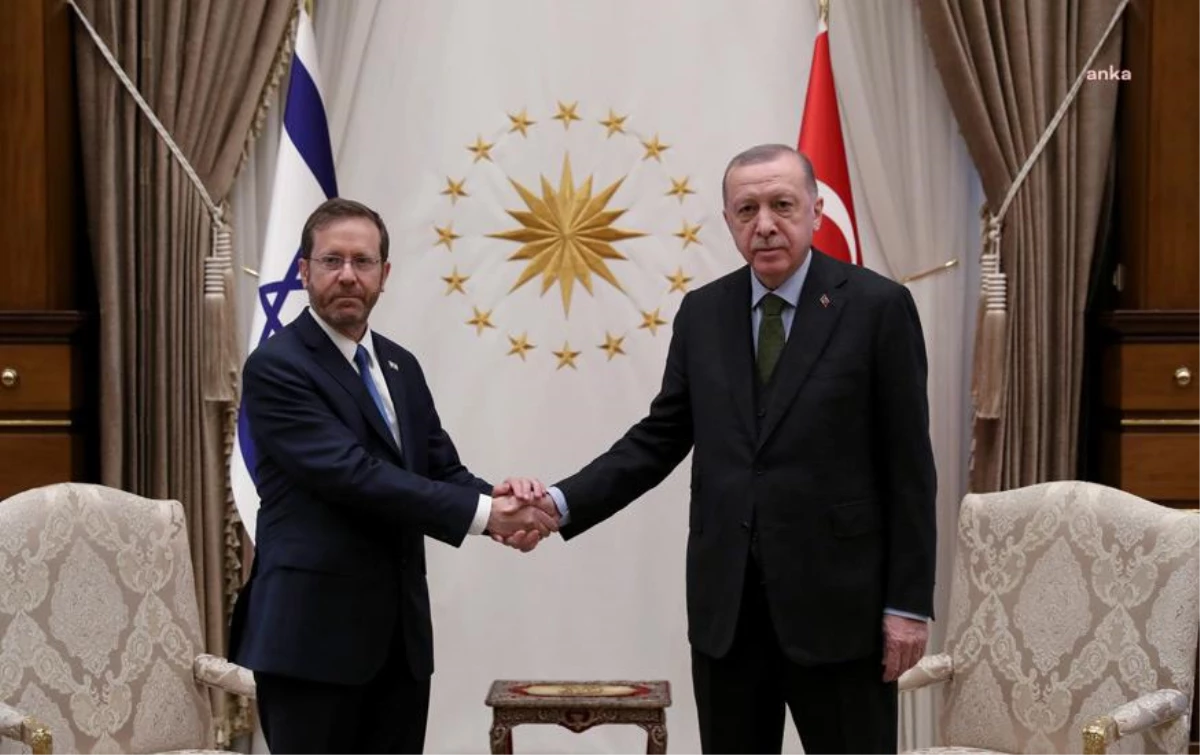 Cumhurbaşkanı Erdoğan, İsrail Cumhurbaşkanı Isaac Herzog ile görüştü