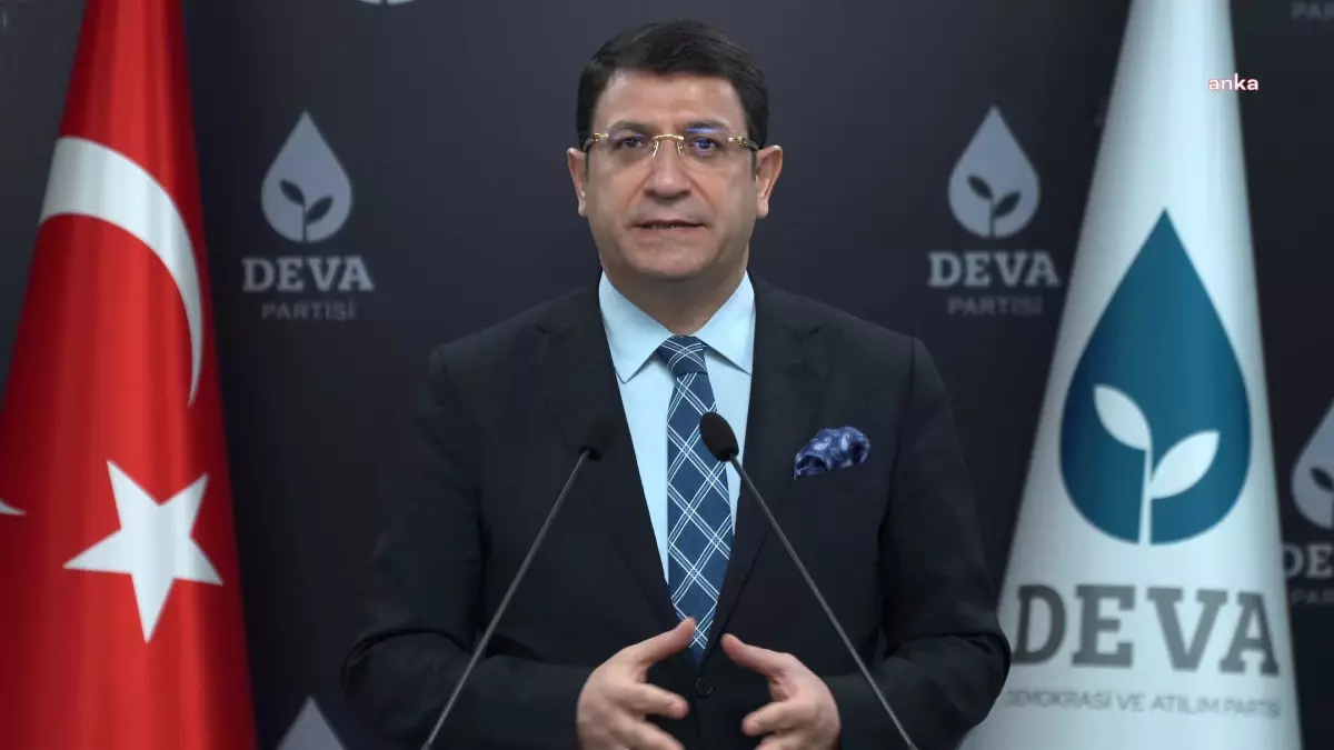 Deva Partisi Sözcüsü İdris Şahin: "Cumhur İttifakı Her Türlü Gayrimeşru Yola Başvuruyor"