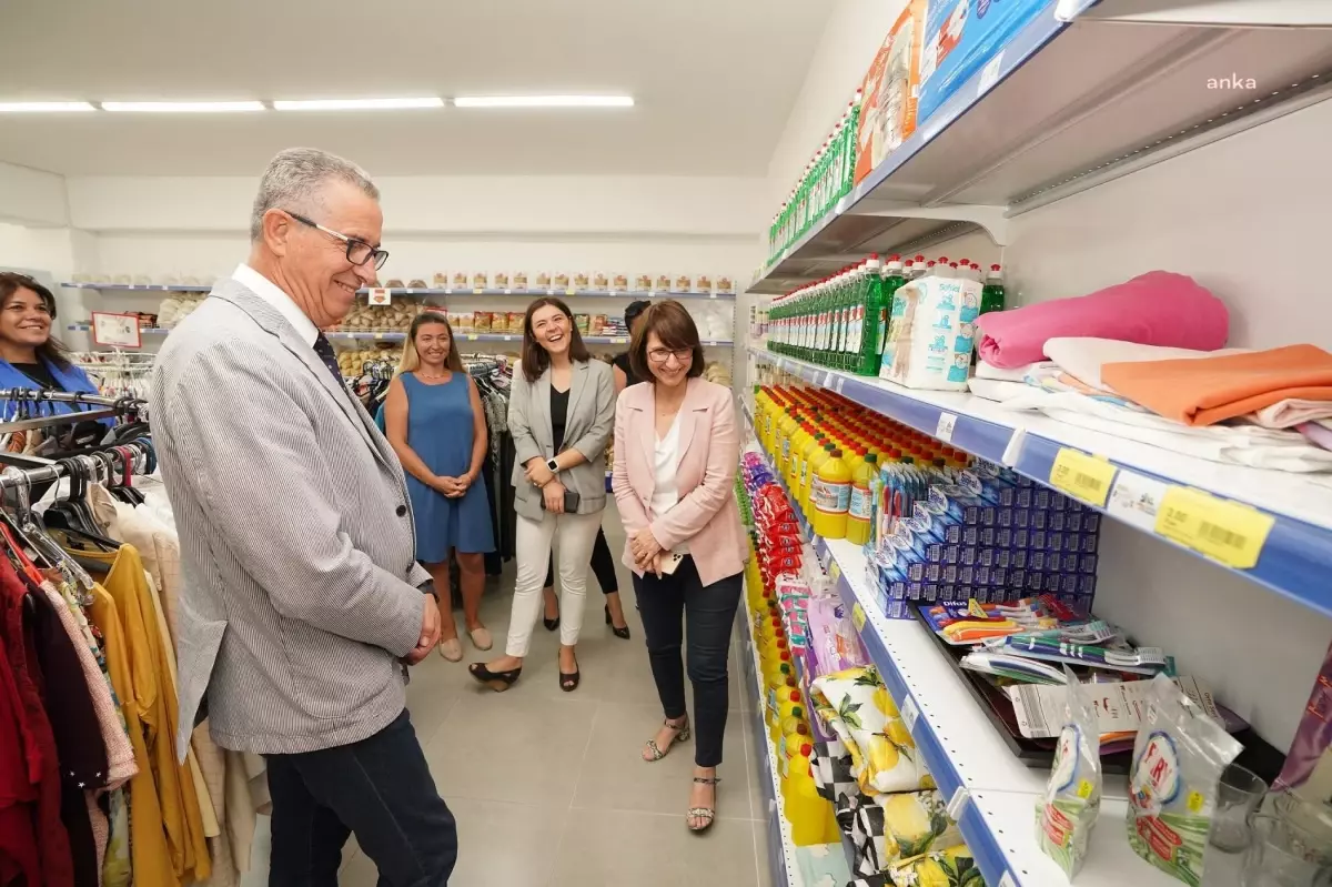 Gaziemir\'in İyilik Kapısı \'Sosyal Market\', 2 Yaşında