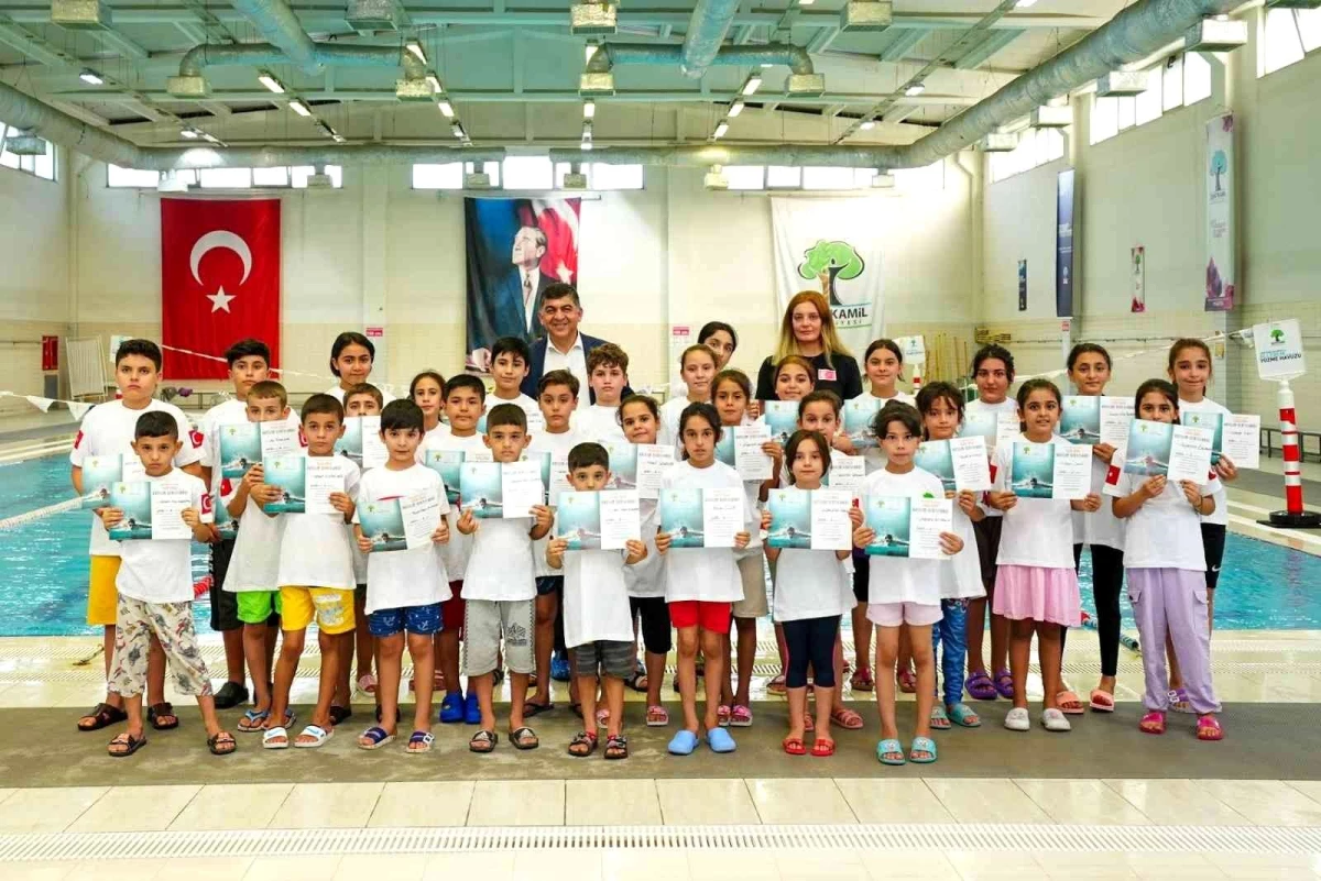 Şehitkamil\'de 7 binin üzerinde çocuk su sporlarıyla tanıştı