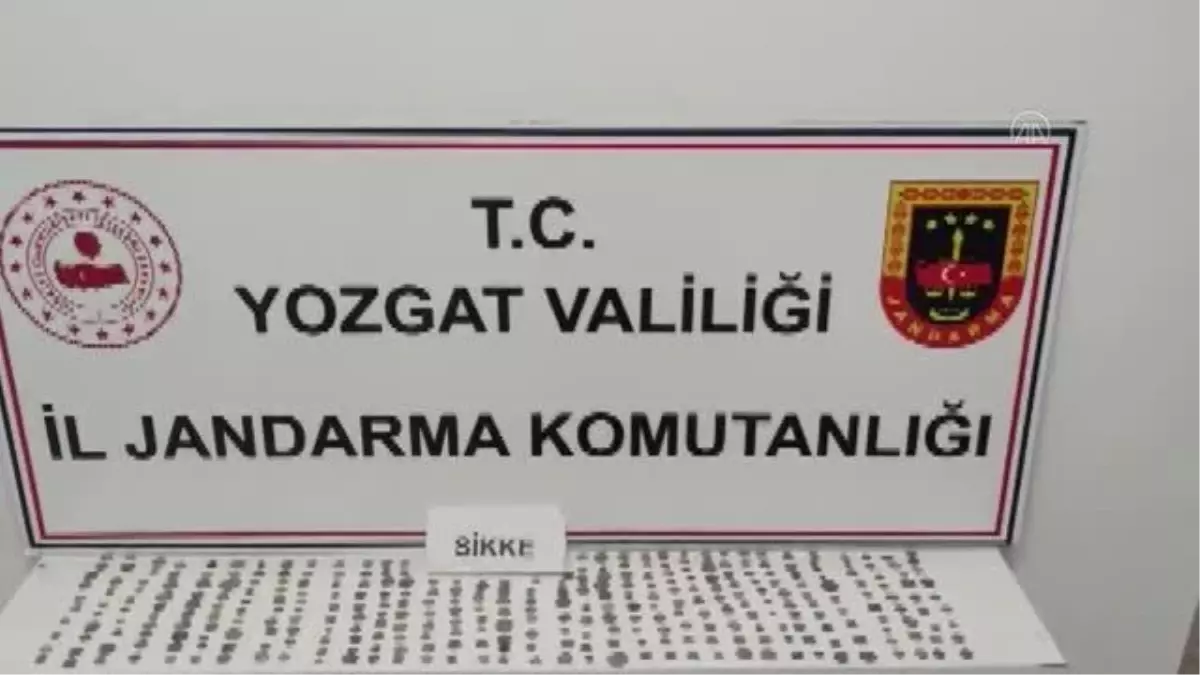 Yozgat\'ta tarihi nitelikte olduğu değerlendirilen 327 sikke ele geçirildi