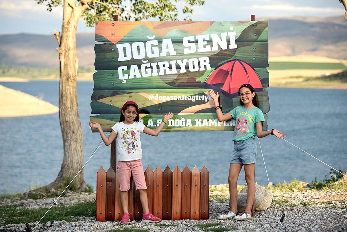 Yoğun ilgi gören doğa kampı hafta içi de başladı