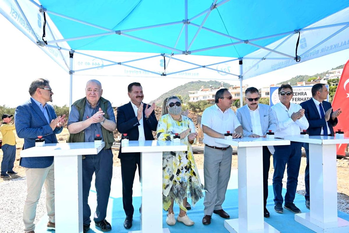 Zehra Ferhatolu İlk ve Ortaokulu\'nun temeli törenle atıldı