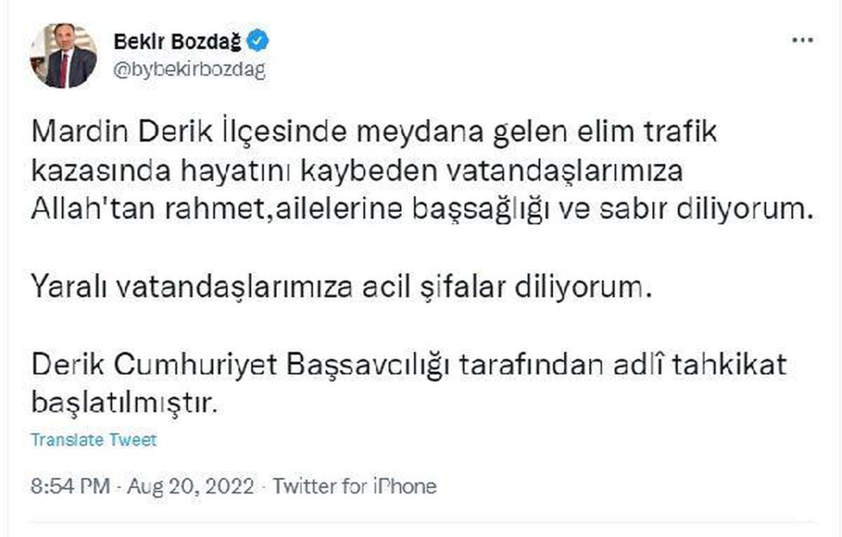 Mardin\'de katliam gibi kaza: 16 ölü, 29 yaralı (3)