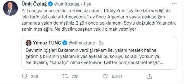 Mustafa Sandal ile AK Partili Tunç arasındaki Suriyeli tartışmasına Ümit Özdağ da dahil oldu Mustafa Sandal ile AK Partili Tunç arasındaki Suriyeli tartışmasına Ümit Özdağ da dahil oldu