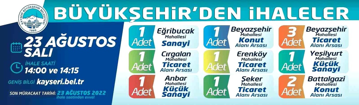 Büyükşehir\'den İhale
