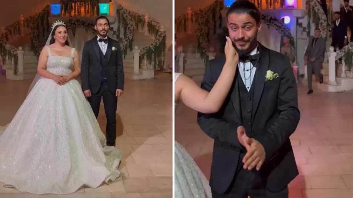 Düğünde damada büyük sürpriz! Gelin de arkasını dönünce gözlerine inanamadı