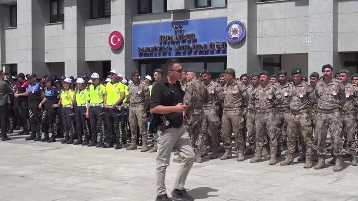 İstanbul\'da şehit olan Bekçi Oltan Koca için tören düzenlendi