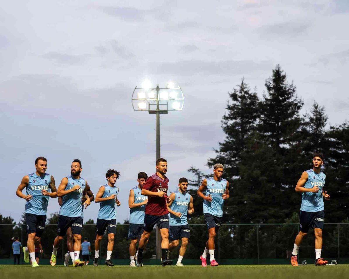 Trabzonspor, Kopenhag ile yapacağı rövanş maçının hazırlıklarına başladı