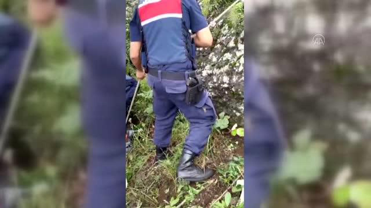 Trabzon\'da yayladaki kayalıklardan düşen turist yaralandı