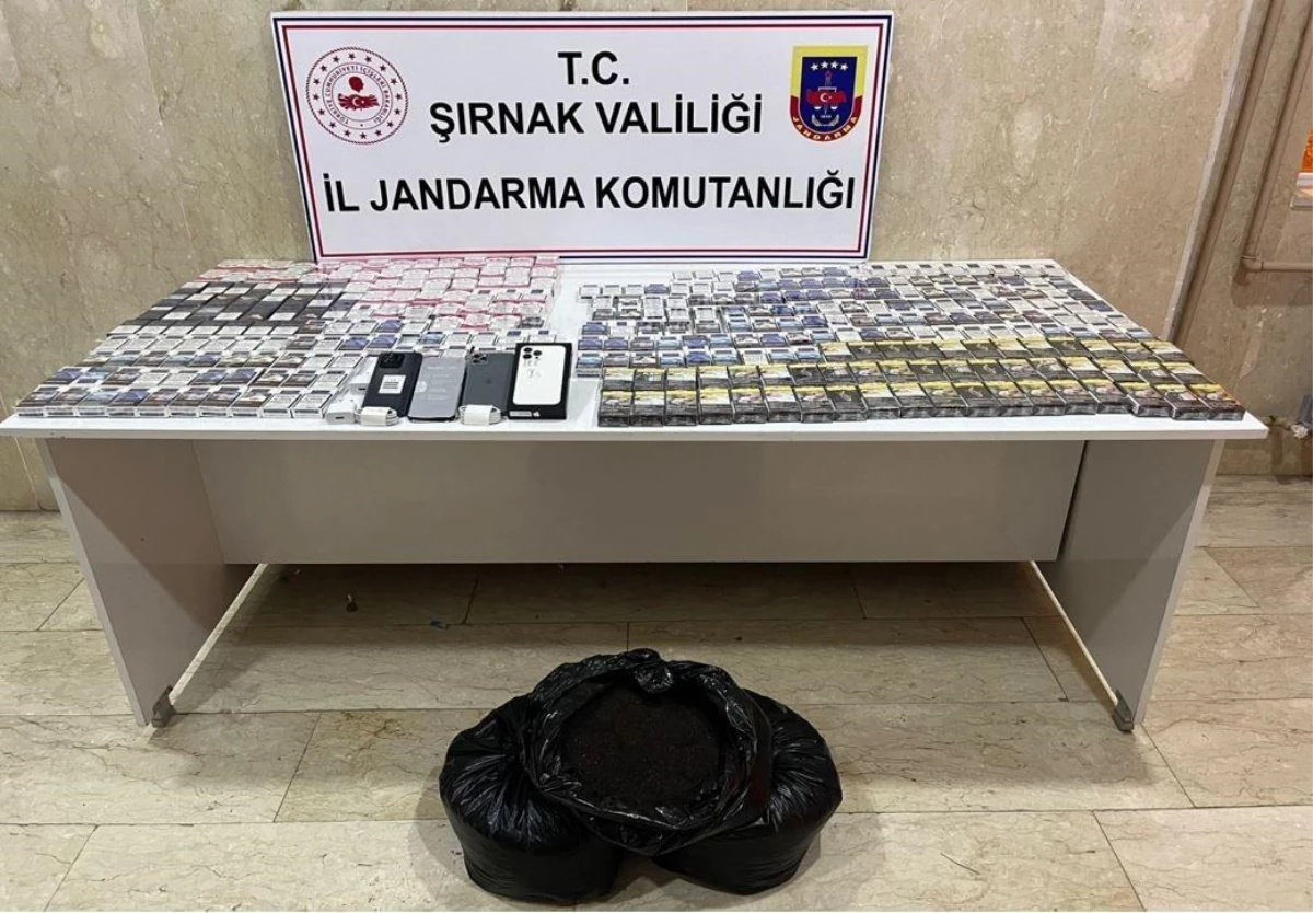 Şırnak\'ta 471 bin lira değerinde kaçak ürün ele geçirildi: 37 gözaltı