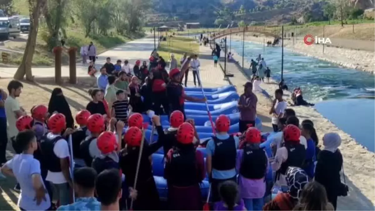 Bozok yaylasında rafting heyecanı