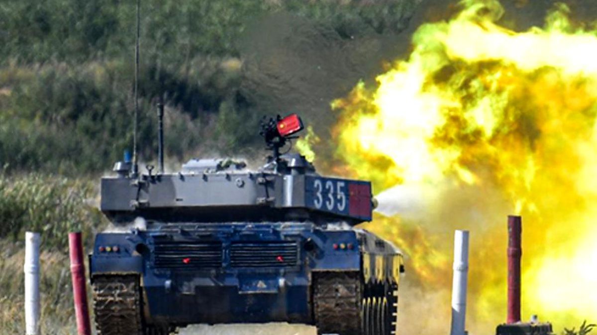 Çin Takımı, Moskova\'daki Tank Biatlonu Tekli Müsabakalarını İkincilikle Tamamladı