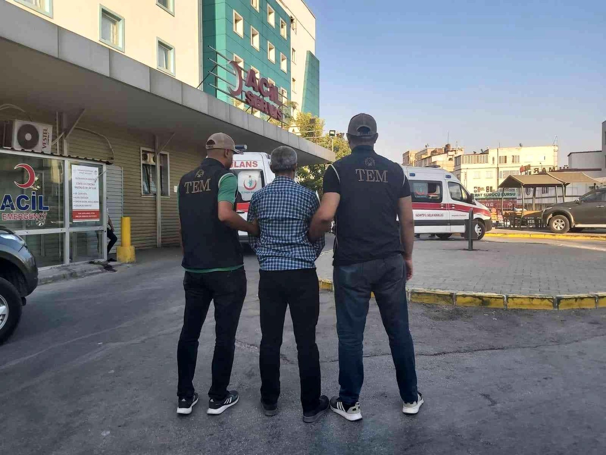 Hakkında hapis cezası bulunan örgüt üyesi Gaziantep\'te yakalandı