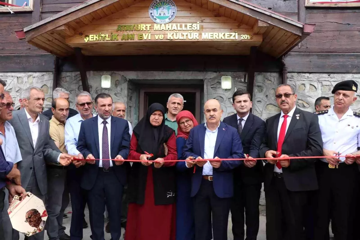 Kavak\'ta Şehitlik Anı Evi Kültür Merkezi açıldı