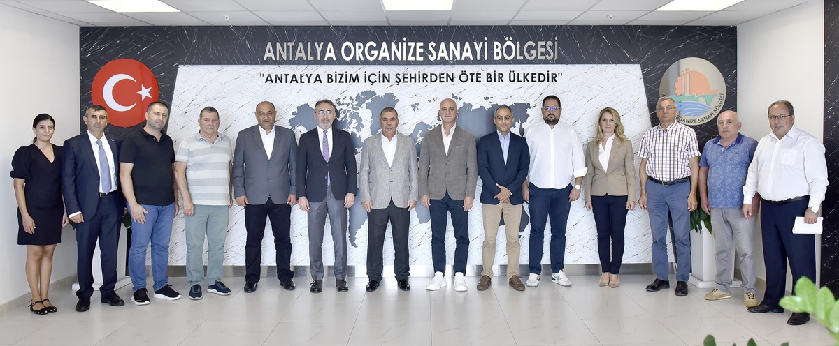 KKTC heyeti Antalya OSB\'de incelemelerde bulundu