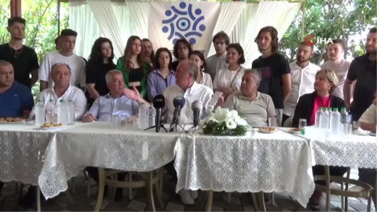 Memleket Partisi Genel Başkanı Muharrem İnce, Edremit\'teki esnaf ziyaretlerinde konuştu