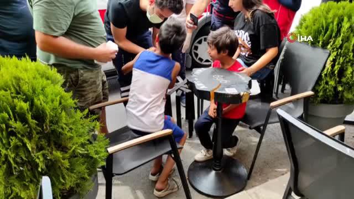 Parmağını elektrikli bisikletin zincirine sıkıştıran çocuk, hastanelik oldu