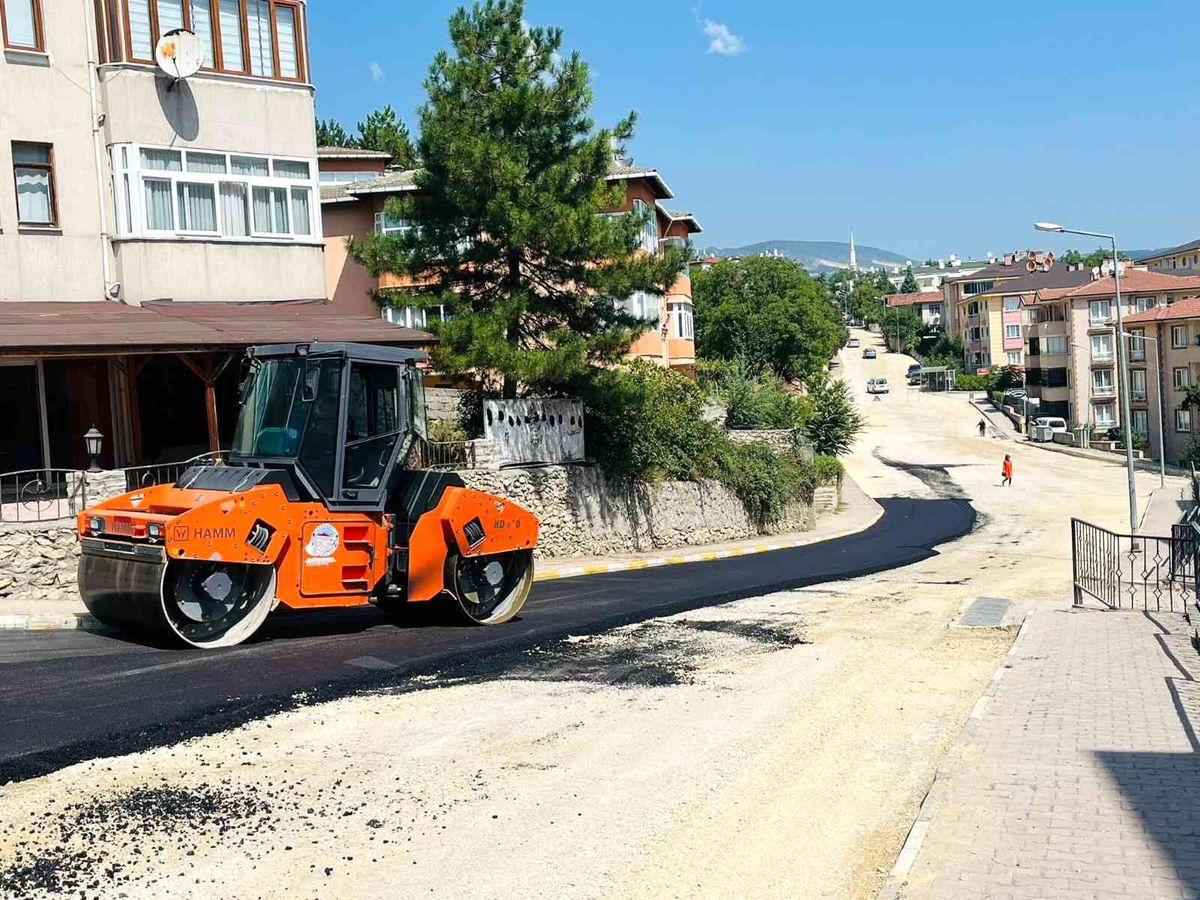 Safranbolu\'da 10 bin ton asfalt dökümü yapıldı