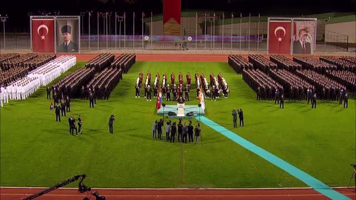 Jandarma ve Sahil Güvenlik Akademisi Subay ve Astsubay Öğrencileri Mezuniyet Töreni