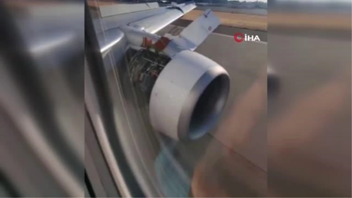 ABD\'de yolcu uçağının motoru kaplayan metal paneli koptu
