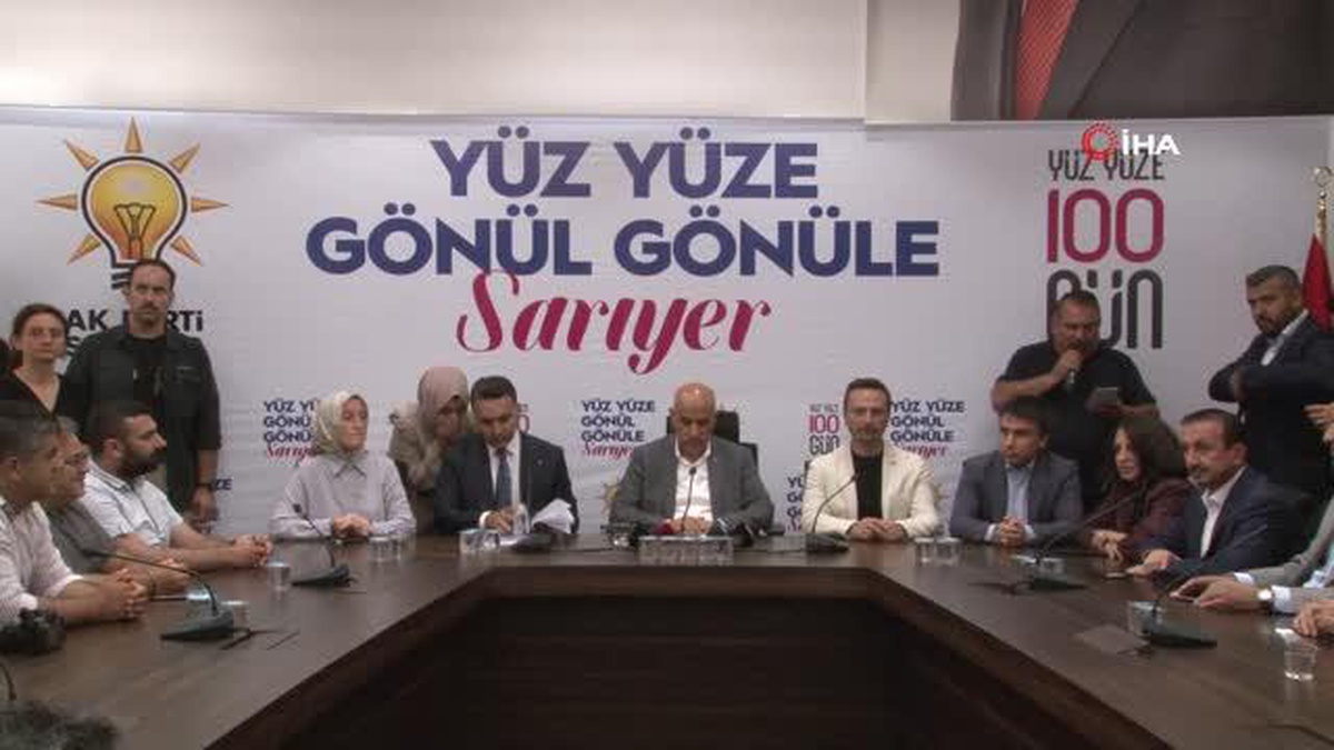 Tarım ve Orman Bakanı Vahit Kirişçi Sarıyer\'de partililerle bir araya geldi