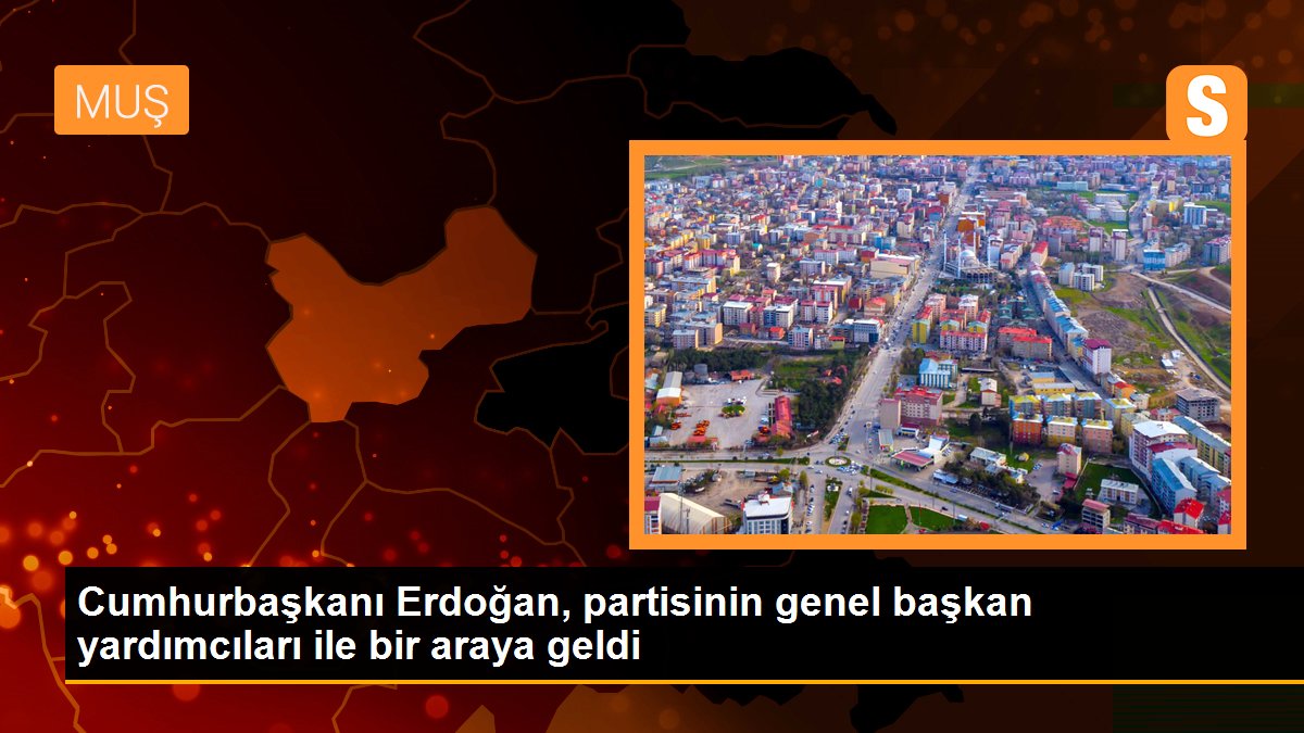 Cumhurbaşkanı Erdoğan, partisinin genel başkan yardımcıları ile bir araya geldi