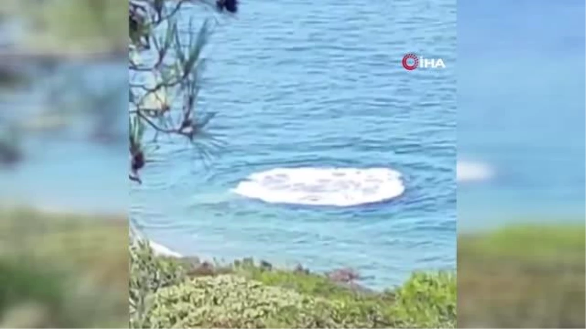 İzmir\'de denizde bulunan el bombası imha edildi