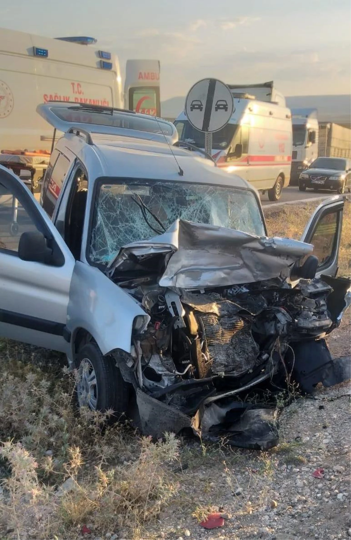 Konya\'daki trafik kazasında 1 kişi öldü, 1 kişi yaralandı