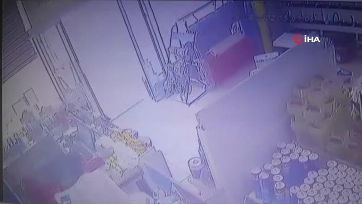 Telefon hırsızı kamerada