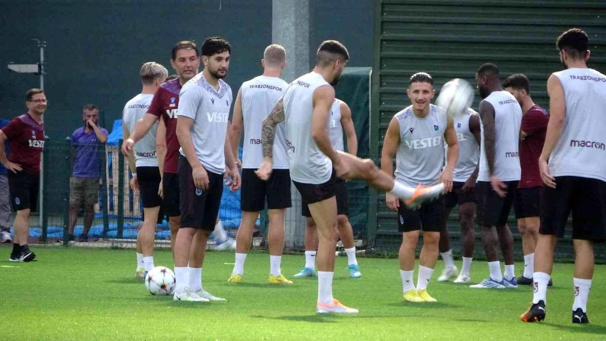 Trabzonspor, FC Kopenhag maçı hazırlıklarını sürdürdü