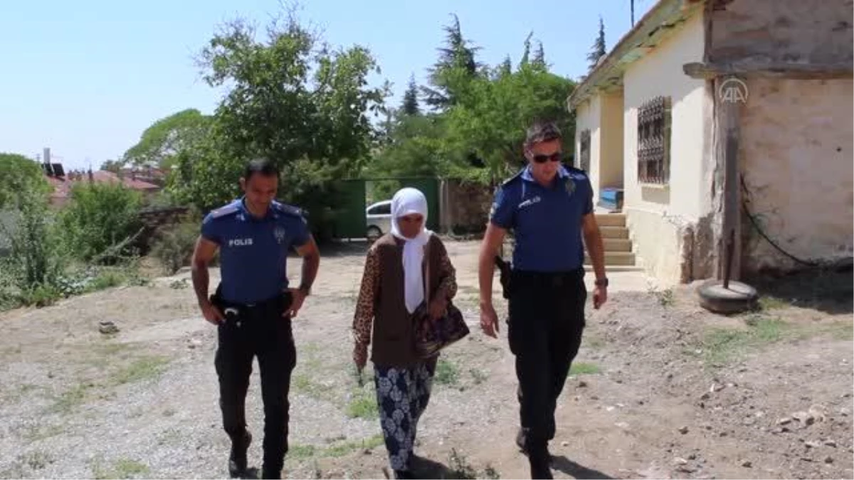 Konya\'da yalnız yaşayan kadına polis sahip çıktı