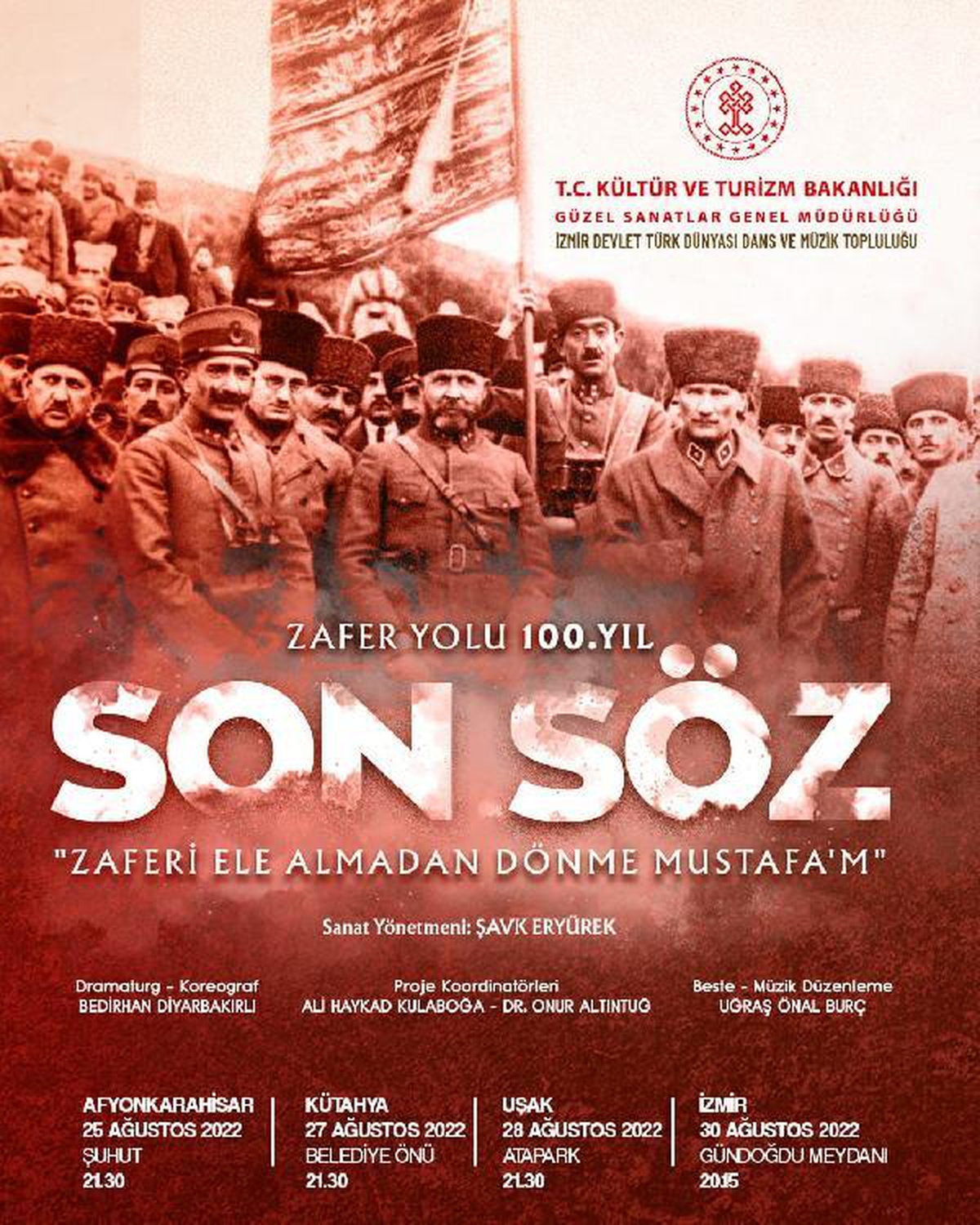 Kültür ve Turizm Bakanlığı büyük zaferin destansı öyküsünü sahneye taşıyor