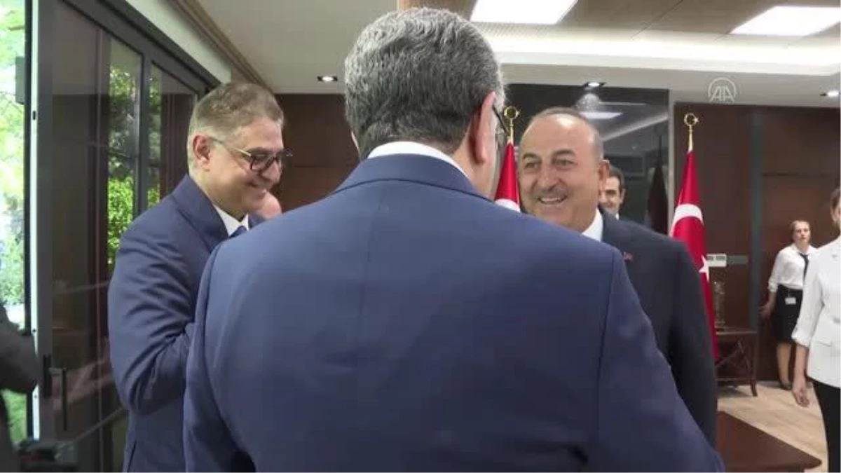 Bakan Çavuşoğlu, Suriye muhalefet liderleriyle görüştü