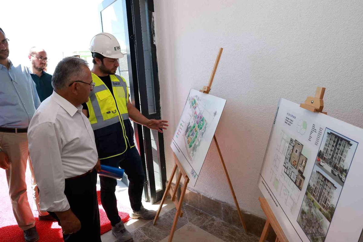 Başkan Büyükkılıç, ödül getiren projeyi inceledi
