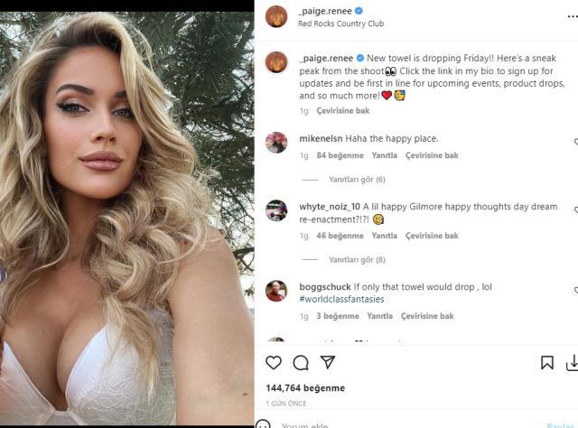 Güzel golfçü Paige Spiranac kendi kokusundan tasarlanmış havluyu satışa çıkardı! Hayranları sıraya girdi