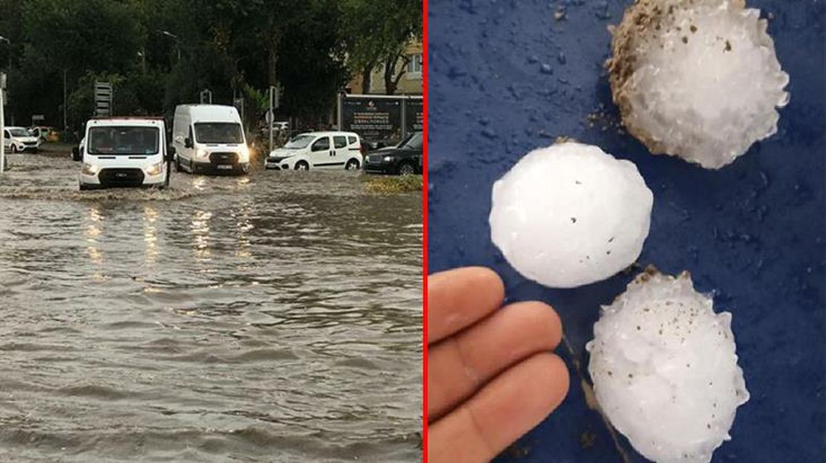 Marmara ve Ege'de 8 ilde sağanak, 4 ilde ise yağan dolu hayatı olumsuz yönde etkiledi