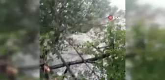 Kütahya'da dolu yağışı