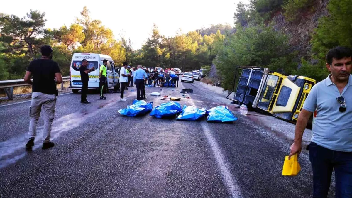 Marmaris\'teki kazada ölenlerin kimlikleri belirlendi