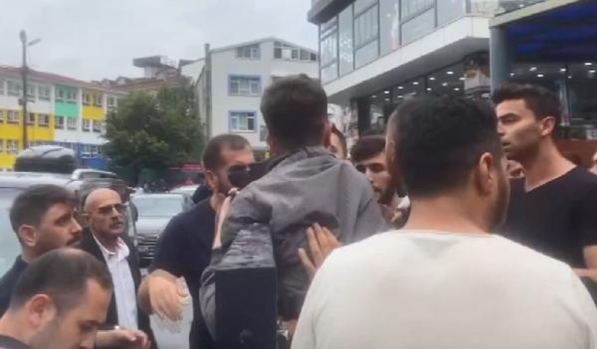 İYİ Parti lideri Akşener'in Arnuvutköy ziyareti esnasında gerginlik