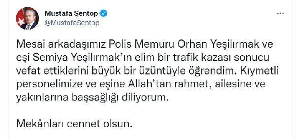 Ankara\'da hafif ticari araç, durağa çarptı; polis memuru ile eşi yaşamını yitirdi (3)