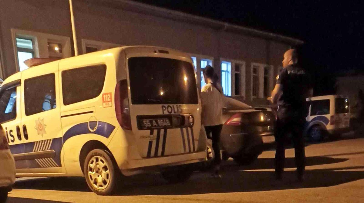 Bafra\'da 2 torbacı gözaltına alındı