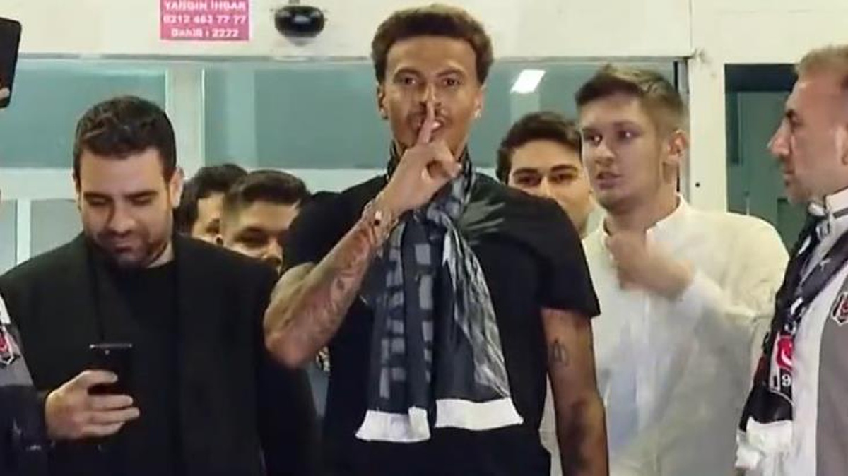 Beşiktaş\'ın İngiliz devinden transfer ettiği Dele Alli İstanbul\'a ayak bastı!