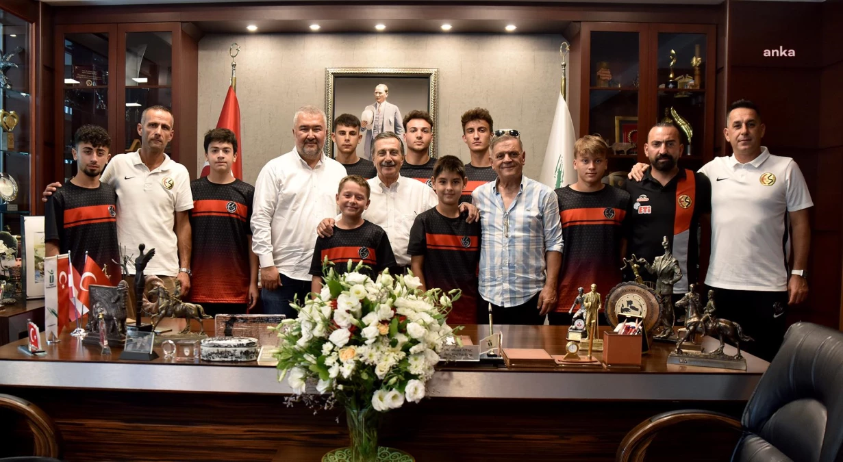 Eskişehirspor Asbaşkanı Demircioğlu\'ndan Başkan Ataç\'a Ziyaret