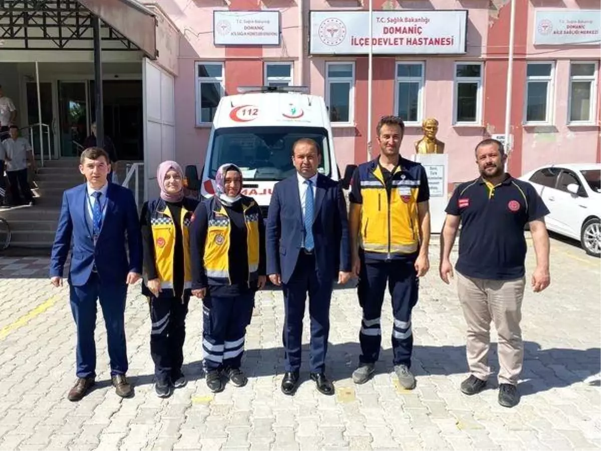 İl Sağlık Müdürü Şenkul\'un Domaniç ziyaretleri
