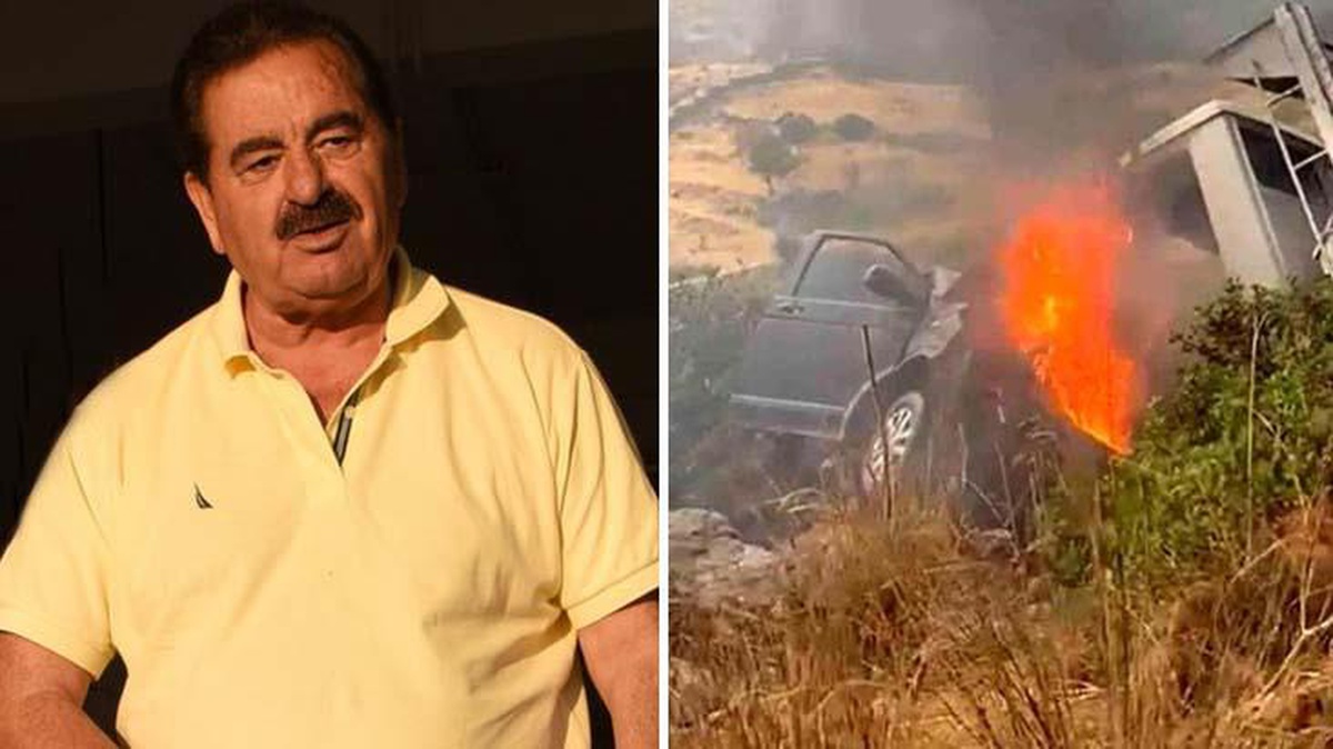 İbrahim Tatlıses\'i yanmaktan kurtardılar