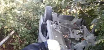 Mardin'de devrilen otomobildeki 4 kişi yaralandı