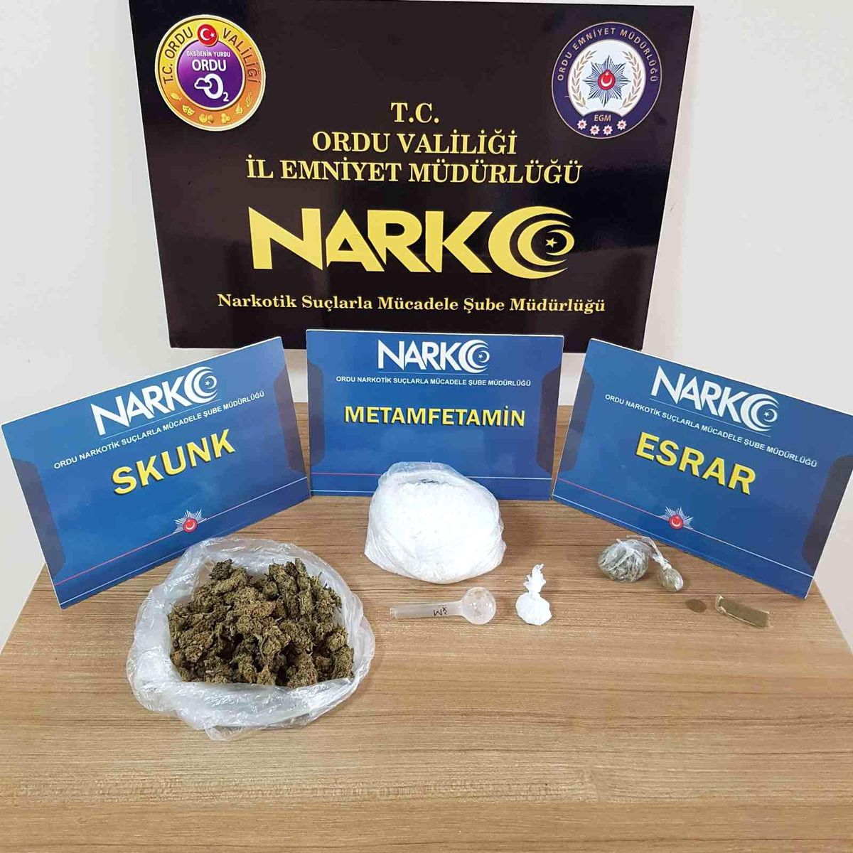 Ordu\'da uyuşturucu operasyonu: 2 gözaltı