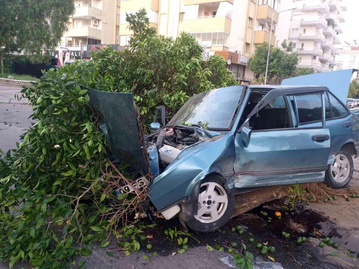 Aydın\'da trafik kazası: 2 yaralı