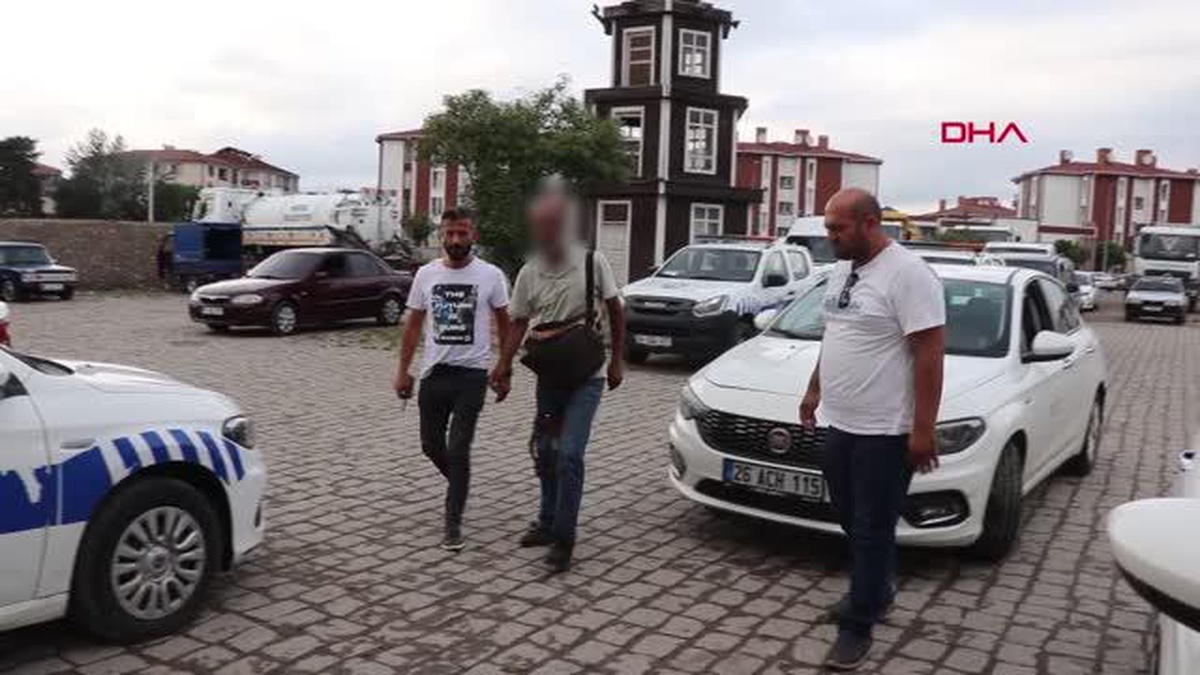 DİLENCİNİN BACAĞINDAKİ APARAT ÇIKARILINCA KOŞTU
